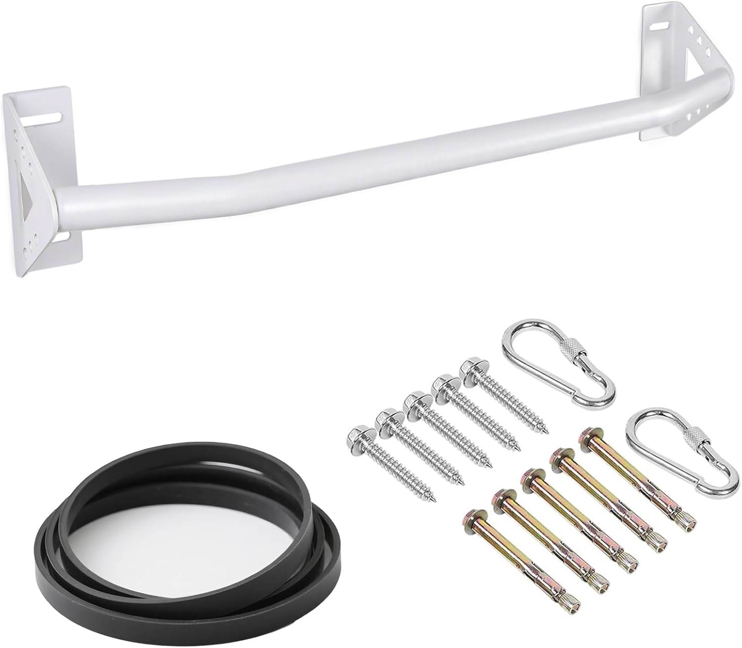 Wall Mounted Pull Up Bar Doorway, Heavy Duty Strength Training Pull-Up & Chin Up Bars for Doorframe, Support Beam or