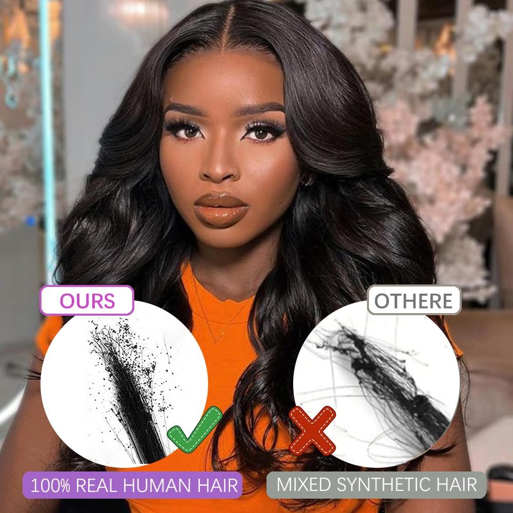 20 Inch U Part human hair Wig Full Head U Shape Clip in Wigs Upart Wig Human Hair Body Wave Half Wig Human Hair