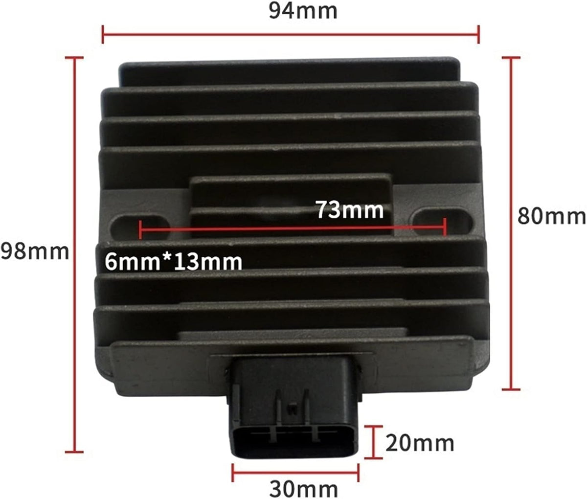 RAYANA Voltage Regulator Rectifier Compatible for Yamaha XVS1100 V-Star 1100 Classic Custom 2003-2009, 5VN-81960-00-00, 4XY-81960-00-00