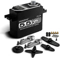 Brushless Servo 55KG Servo Full Metal High Torque Servo Digital RC Servo Motor for TRX4 TRX6 SCX10 III VS4-10 GEN7