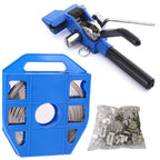 Steel Packaging Strapping Tensioner Banding Tool, 100 Feet 3/4" Width 304 Stainless Steel Band Coil, 100pcs 3/4"