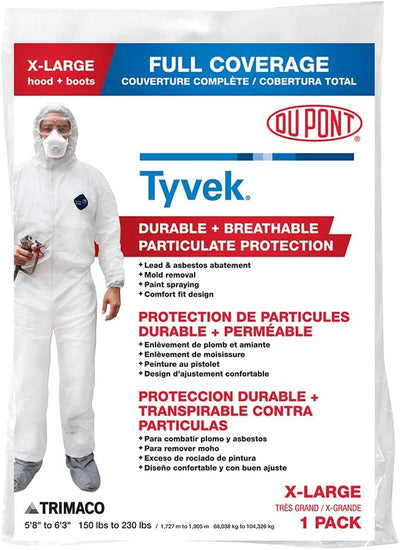 141232/12 Industrial Coverall, X-Large, White