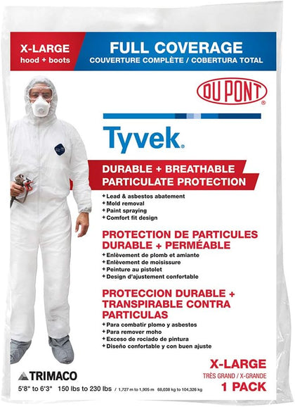 141232/12 Industrial Coverall, X-Large, White