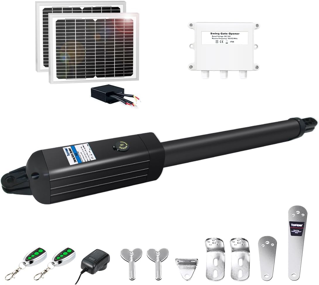 A8S Solar Single Swing Gate Opener Heavy Duty