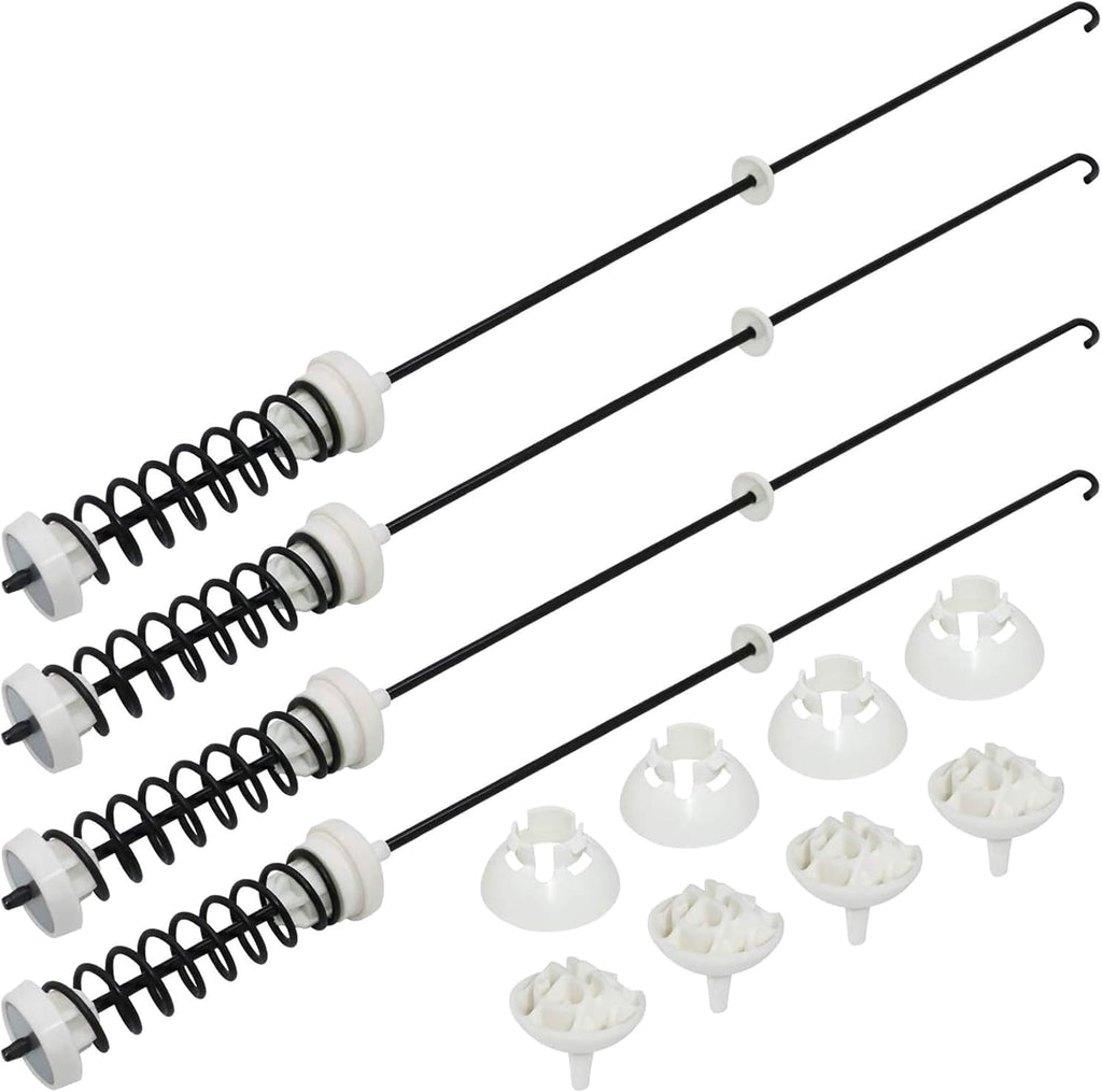 Upgraded Suspension Rods for Whirlpool Washer WTW4910XQ3 WTW4910XQ1 WTW4910XQ0 WTW4820XQ0 WTW4800XQ4 WTW4800XQ2 WTW4800XQ1 WTW4800XQ0 WTW4750YQ1 WTW4750YQ0 WTW4700YQ0 7MWTW9919DM2 7MWTW9919DM1