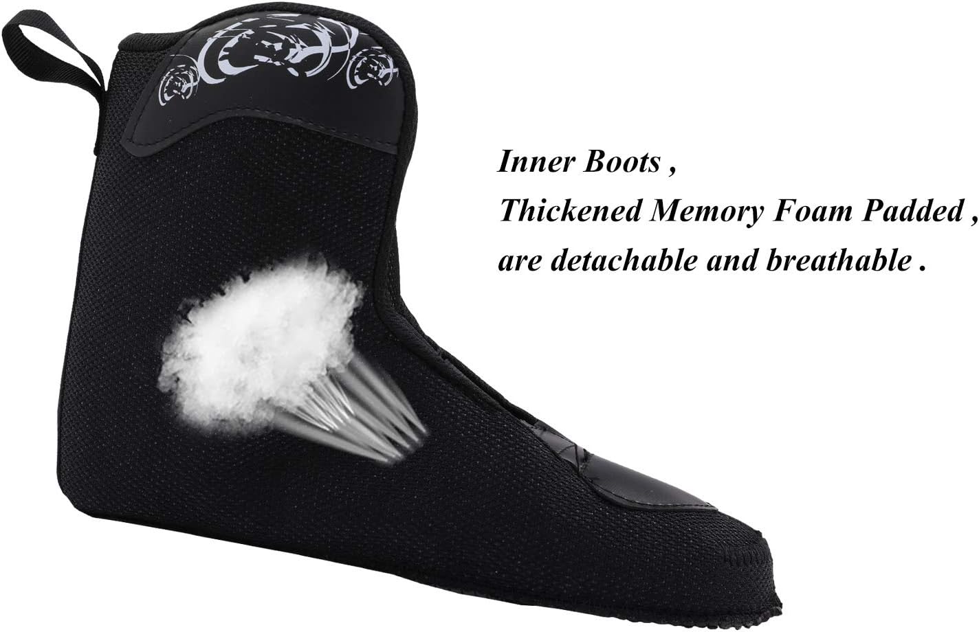 Black Professional Inline Skates Unisex