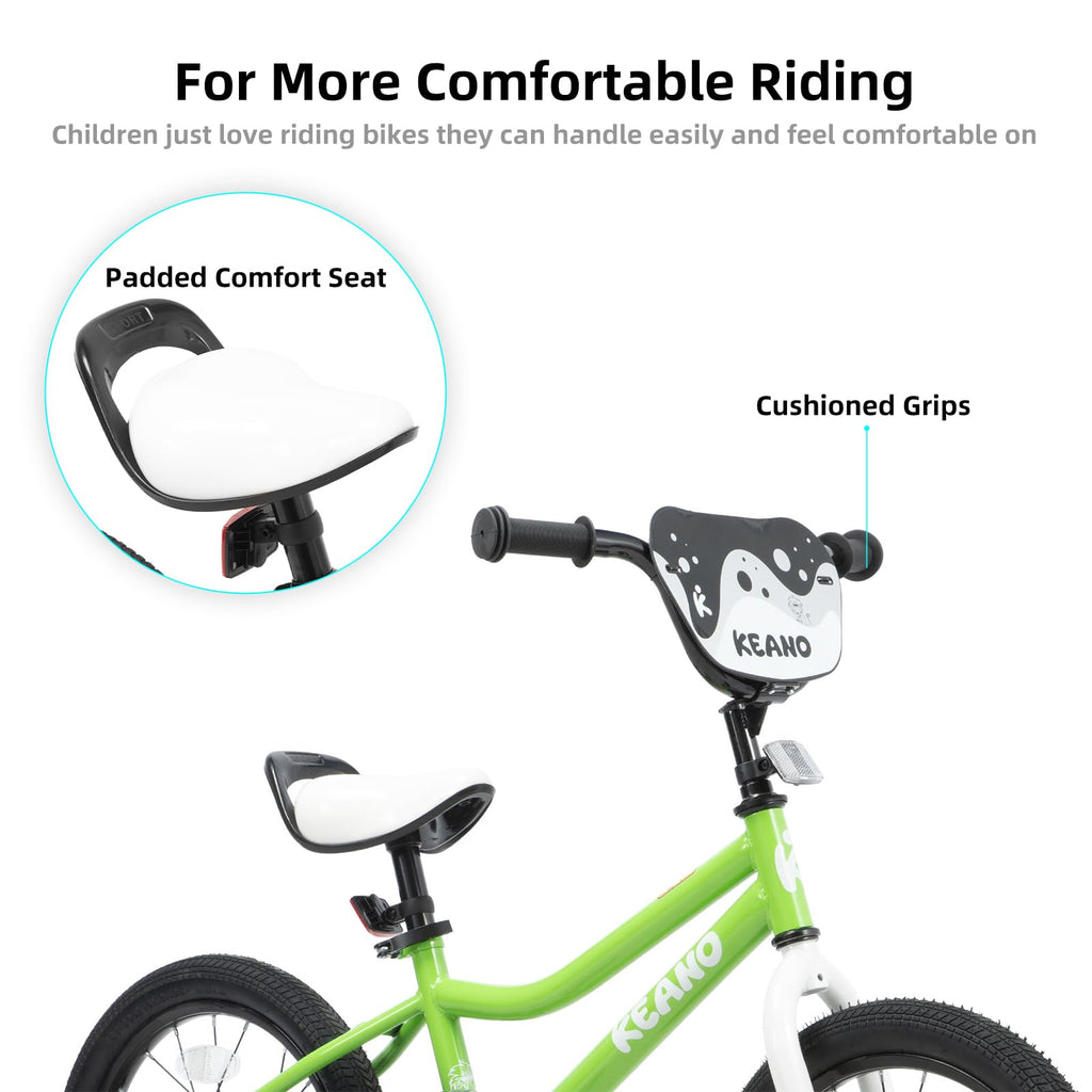 14" Kids Bike for 3-5 Yrs, Training Wheels, BMX Style, Mint
