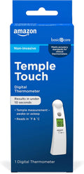 Temple Touch Digital Thermometer, Instant Read, Easy to Use, Fast Accurate, White