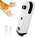 Mini Bag Sealer with Cutter and Magnet – 5-in-1 Rechargeable Handheld Heat Sealer with Bottle Opener, LED Flashlight