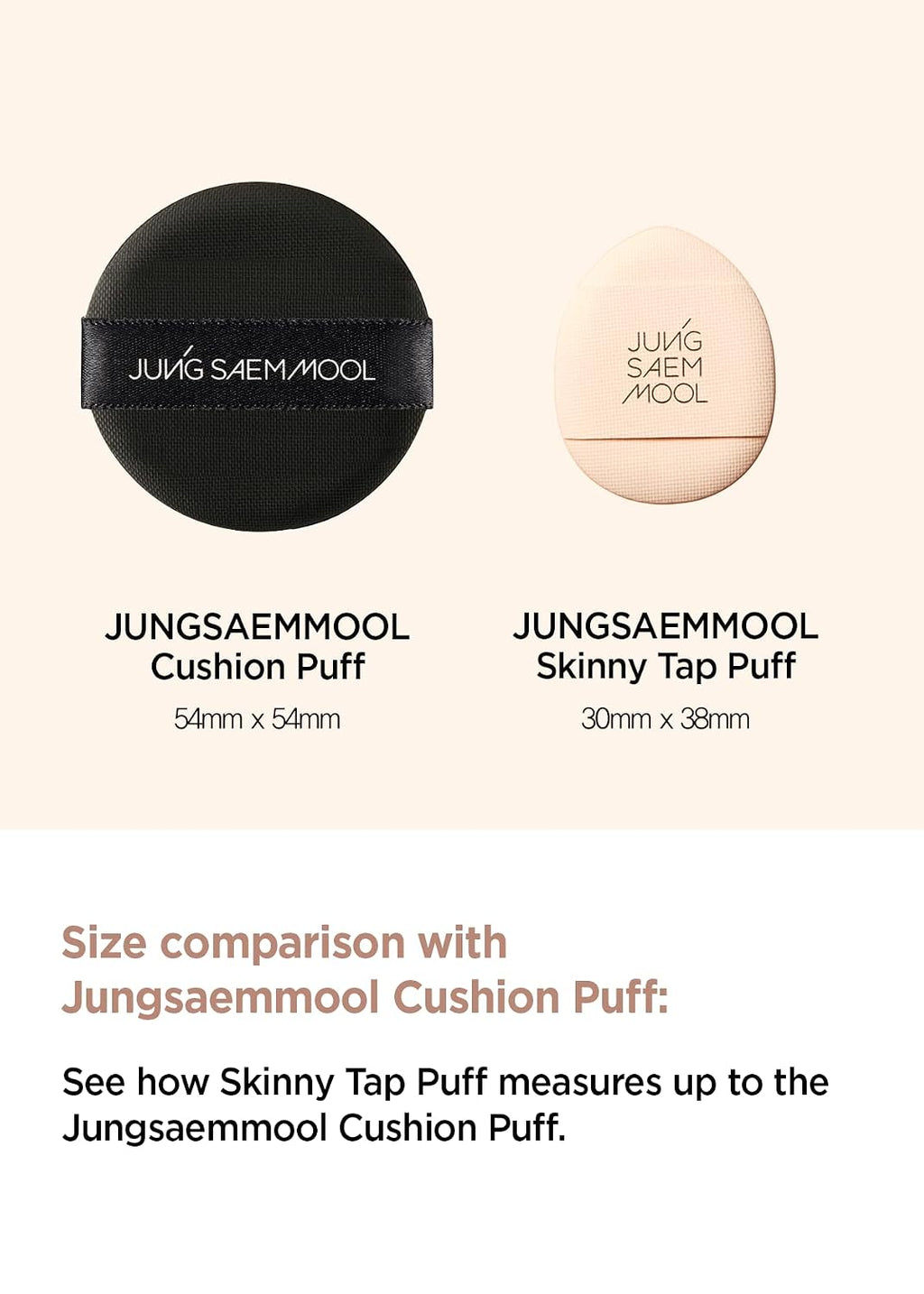 Skinny Tap Puff (3pcs) Mini Precision Puff for Concealer and Touch-Up