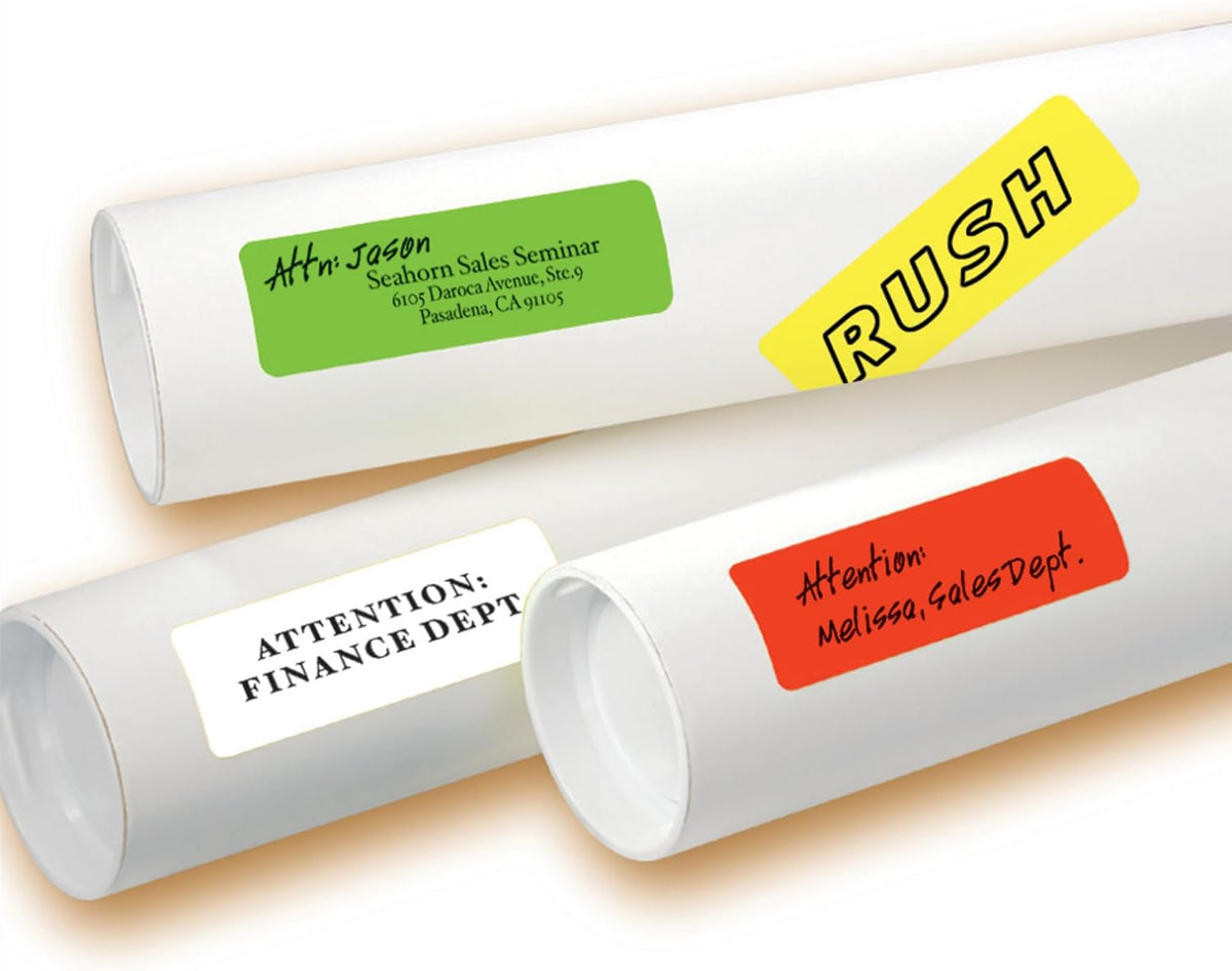 Removable Print or Write Color Coding Labels, 1 x 3 Inches, 200 Labels (5481)