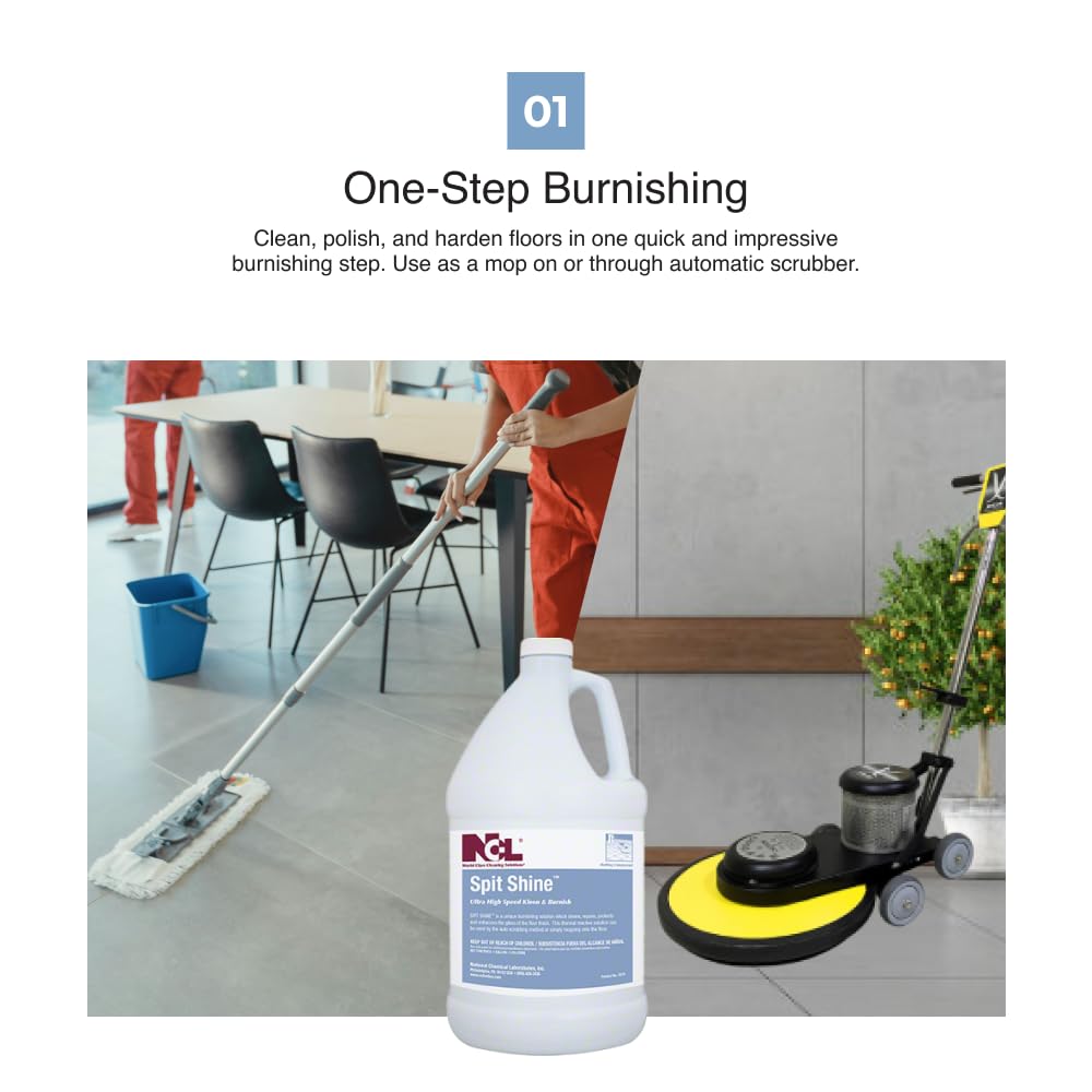 NCL Spit Shine Floor Finish Restorer Spray Buff