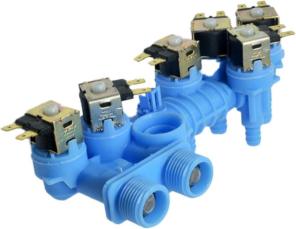 Water Inlet Valve Replacement For Whirlpool 7MWTW7800XW0 7MWTW8800AW0 MVWB300WQ2 MVWB450WQ2 MVWB455YQ0 MVWB700BW0 MVWB725BG0 MVWB725BW0 MVWB750WB2 Washer