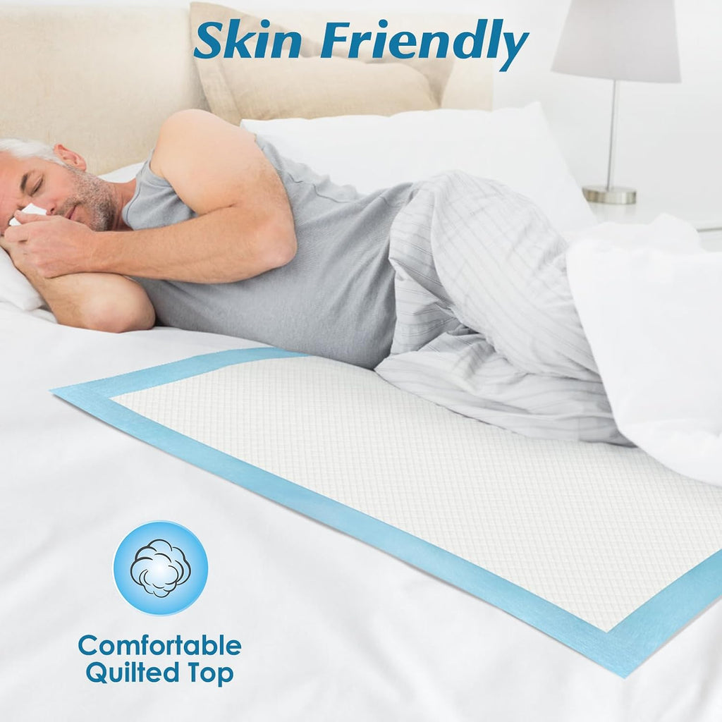 50 Count 30” x 36” Super Absorbency Disposable Underpads