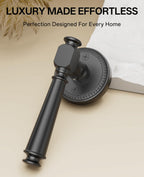 10 Pack Matte Black Privacy Interior Door Handles