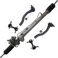 Detroit Axle - 6pc Rack and Pinion Kit for 2008-2012 Honda Accord