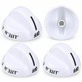 4 Pack 316220008 Range Burner Control Knobs White Fit for Frigidaire Stove