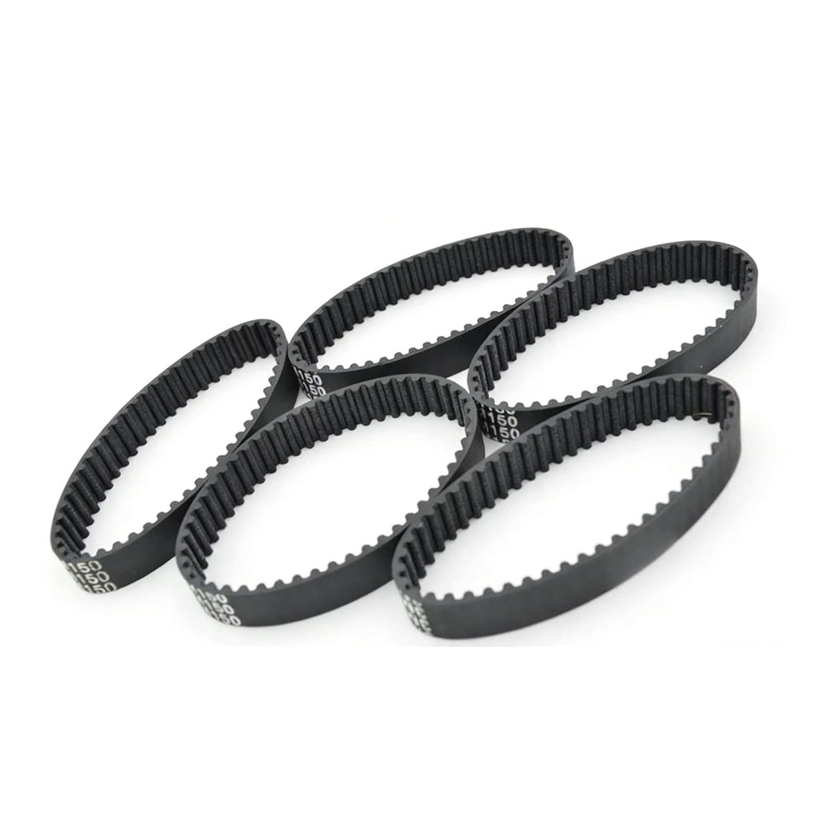 HTD3M Timing Belt 150 153 156 159 3M Synchronous Closed Loop 6 9 15mm Width 50 51 52 53 Teeth(156-3M(Teeth 52),5PCS_6MM)