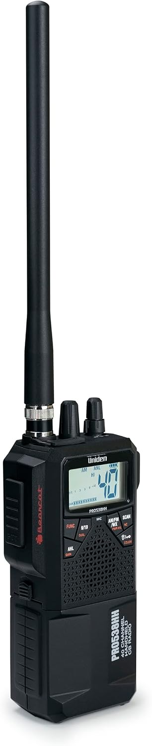 PRO538HHFM, “2 in 1” Dual Handheld/Mobile Emergency CB Radio with New FM Mode, Full 40 Channels, NOAA Weather Alerts