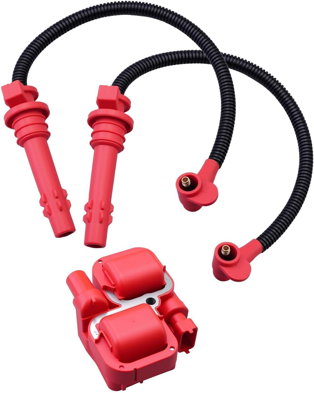 Ignition Coil & Spark Plug Wire Cap Fit for Polaris RZR XP 900 1000