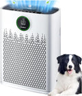 Air Purifiers for Home Large Room, Cover Up to 2400 Ft² with True HEPA Filter, Smart Mode, PM2.5 Air Quality Display