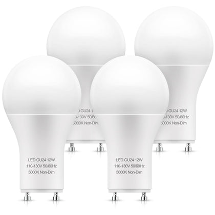 LOHAS GU24 Base LED Light Bulb, 1200Lumen 12Watt