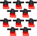 Nakkaa 1/4" Straight Inline Gas Fuel Shut Off Valves