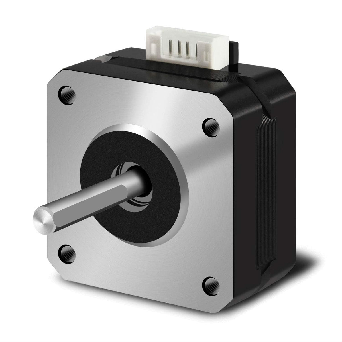 1PCS Nema 17 Stepper Motor 42-23 3D Printer Extruder Motor 17HS4023 DC 1A-4.1V 2 Phase 4 Wires 1.8 Degrees with 39.3 inch Cable for Creality CR-10 10S Ender 3D Printer/CNC extruder and Y-axis