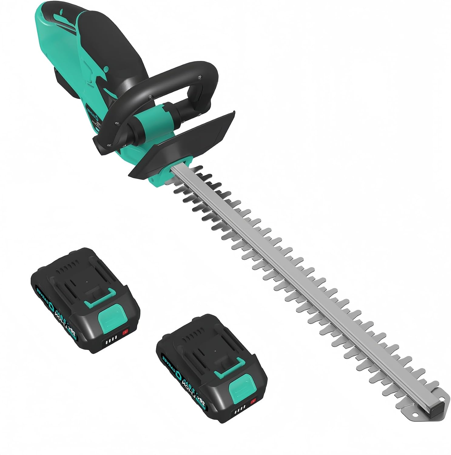 22.4" Brushless Cordless Hedge Trimmer, 3000 SPM Dual Action Blade, Grass Shears with 2 x 2.0Ah Rechargeable
