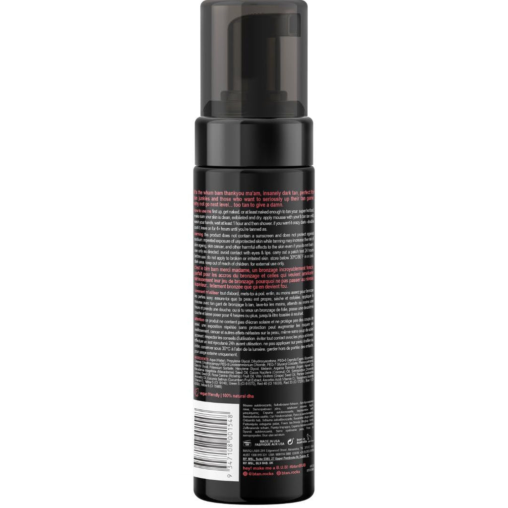 Ultra Dark Self Tanner Mousse | Too Tan - Best, 1 Hour Express Sunless Tanning Foam, Gold Bronzing Glow, No Fake Tan