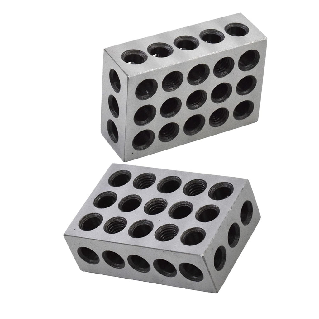 marddpair Parallel Block Set 1 x 2 x 3 Blocks, 23 Holes, 0.0003 Accuracy