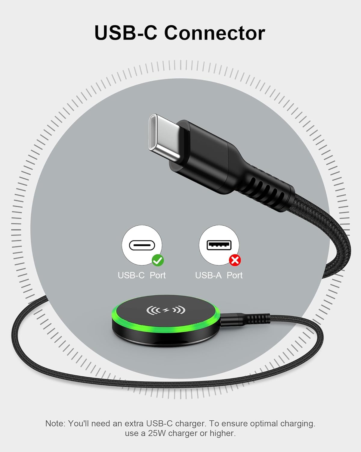 Samsung MagSafe Wireless Charger 15W Fast Charging Pad for Samsung Galaxy | S26 Ultra S25 Magnetic Charger Finger