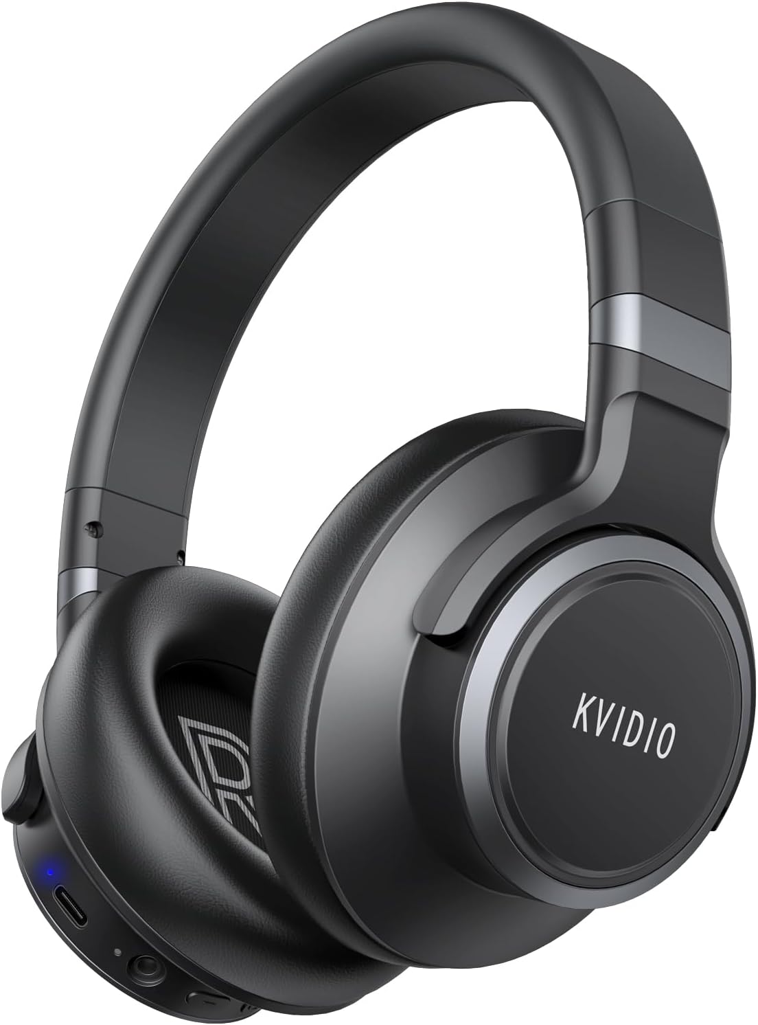Active Noise Cancelling Headphones, 70 Hours Playtime Bluetooth Headphones Wireless with Microphone, Transparency