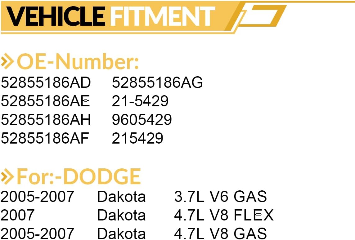 AATEE Power Steering Pump for:-Dodge Dakota 2005 2006 2007 3.7L V6