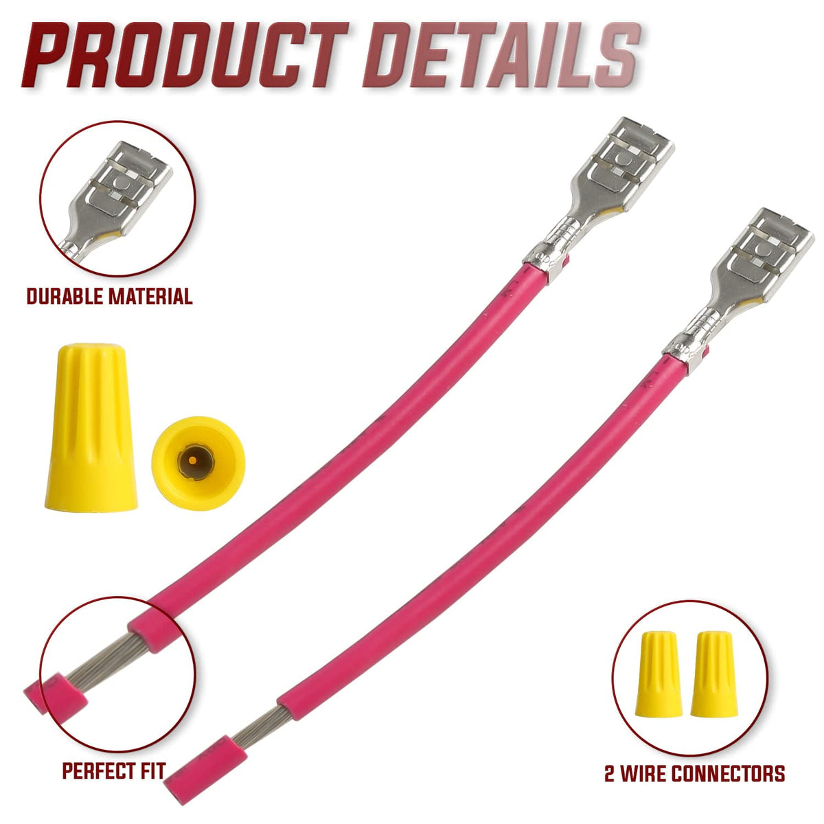 Seentech 279457 Dryer Heating Element Connecting Wire Kit
