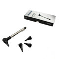 Stainless Steel Mini Diagnostic Otoscope with 3X Magnification, Bright LED Light, Clip and 3 Reusable and