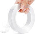 Clear Double Sided Tape Heavy Duty, Strong Adhesive, 155in x 1in