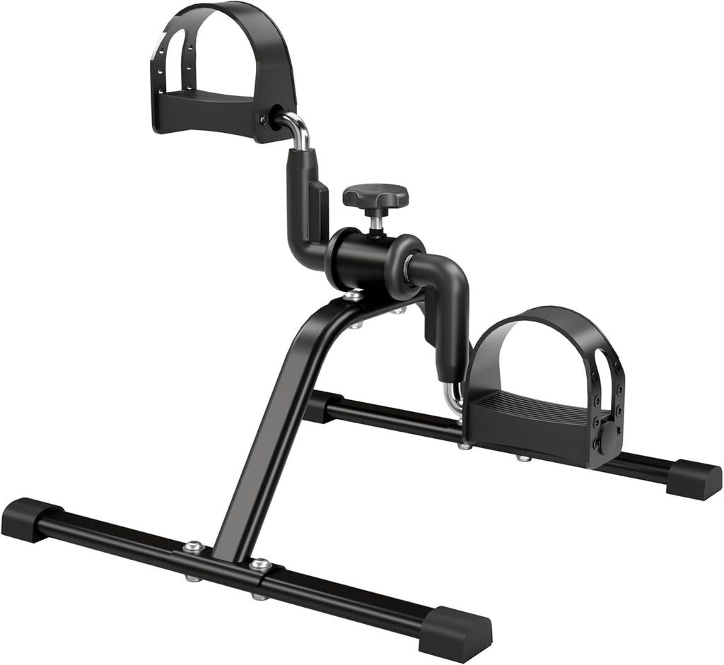 Pedal Exerciser Mini Stationary Cycle with Adjustable Resistance, Under Desk Bike for Home Exercise Equipment