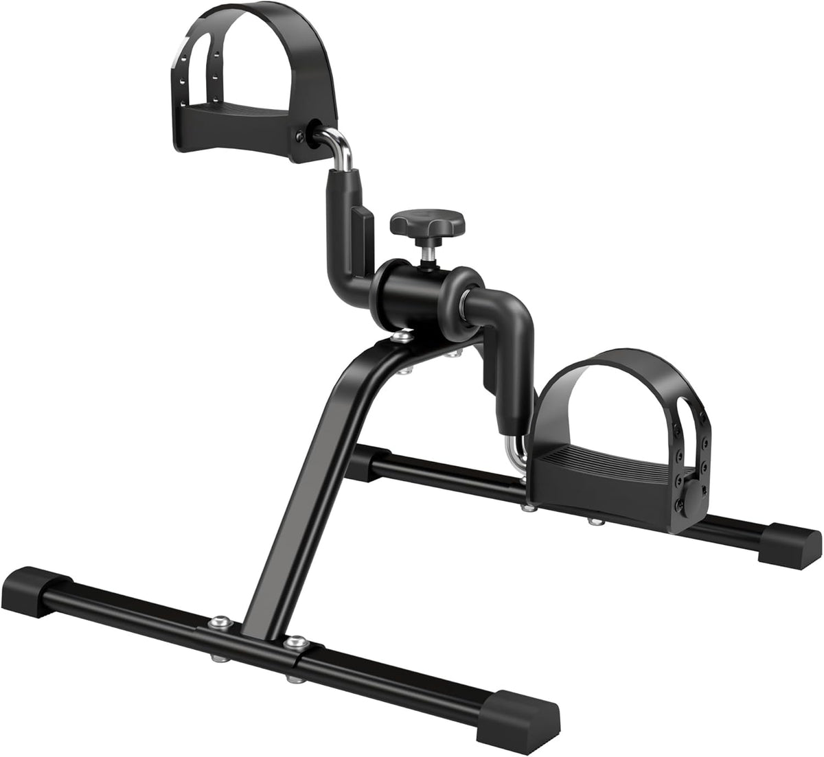 Pedal Exerciser Mini Stationary Cycle with Adjustable Resistance, Under Desk Bike for Home Exercise Equipment