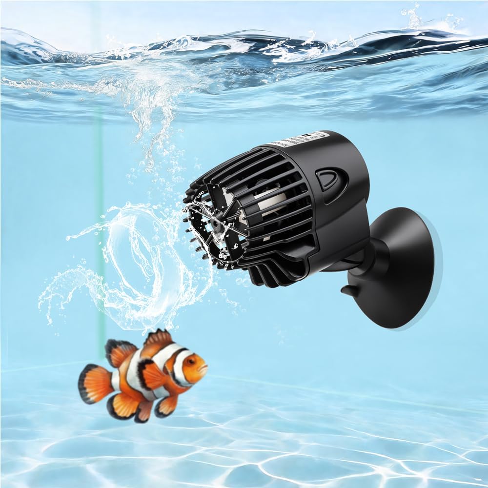 3W Aquarium Circulation Pump Mini Fish Tank Wave Maker Submersible Powerhead Quiet Water Pump With Suction Cups
