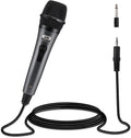 Wired Handheld Vocal Microphone, Metal XLR Dynamic Cardioid Mic with 13 ft Cable, for Singing, Stage, Party