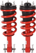 Suzanne 2x Front Red Strut Shock Absorber w/Coil Spring Assembly Compatible with Chevy Silverado Suburban 1500 Tahoe Avalanche GMC Sierra 1500 Yukon 2007-20 Cadillac Escalade ESV EXT 2007-2014 139104