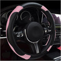 Car Steering Wheel Cover, 15 Inch Leather Breathable Auto Steering Wheel Protector, Comfortable Non-Slip Vehicle