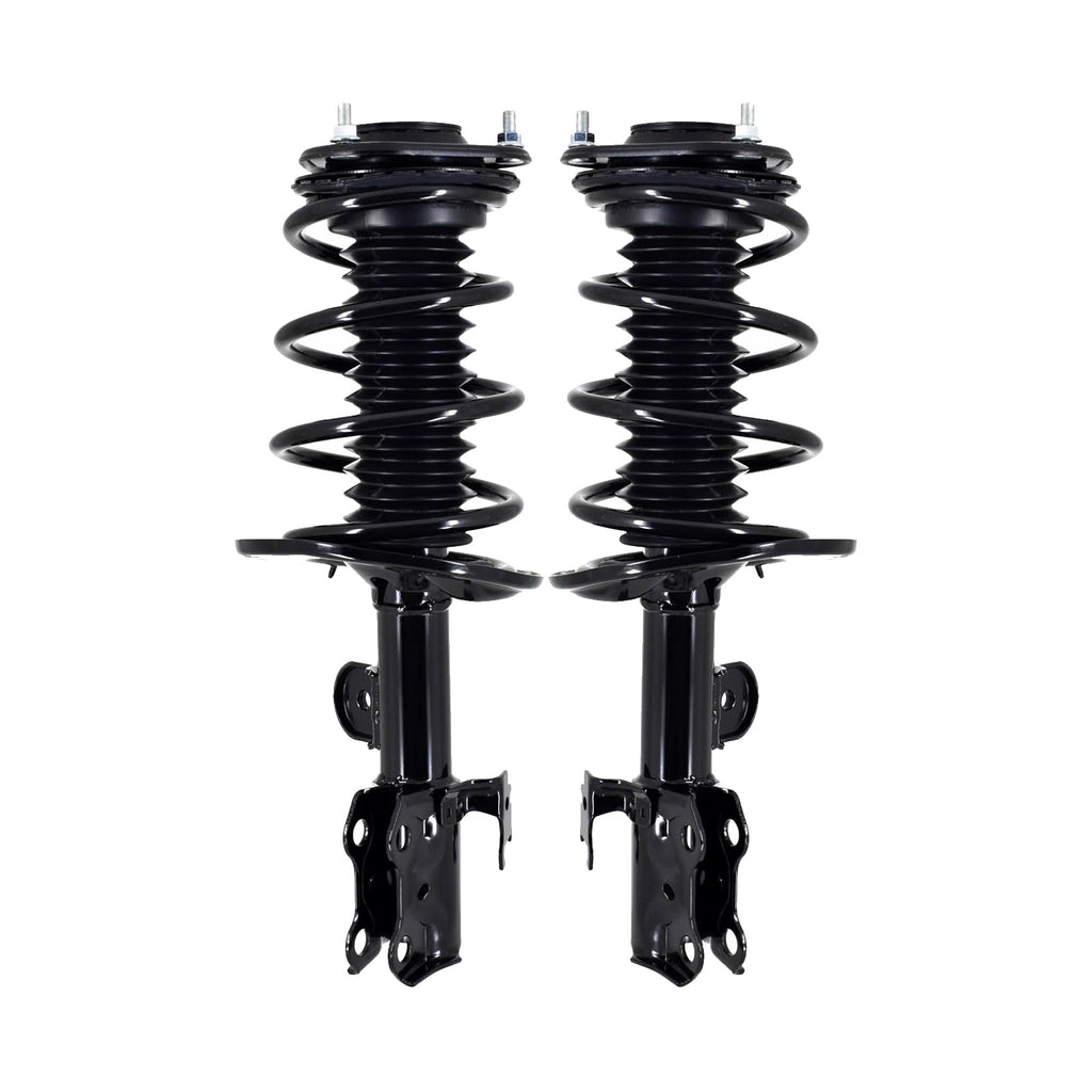 PM Auto Pair Front Left-Right Quick Complete Strut - Coil Spring Compatible With 2012-2017 Toyota Prius V