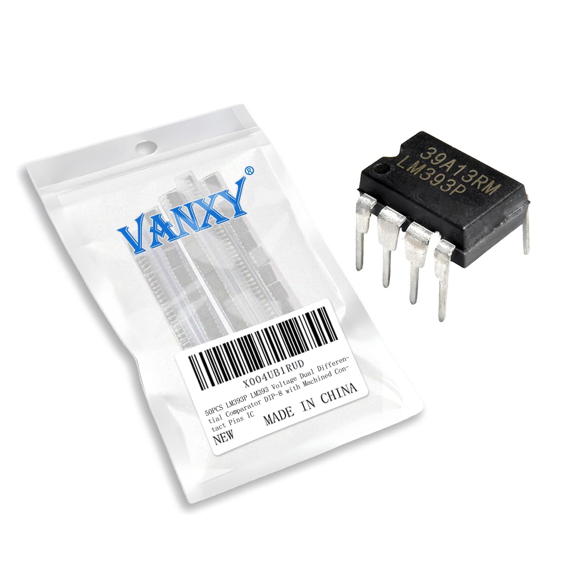 50PCS LM393P LM393 Voltage Dual Differential Comparator DIP-8 IC