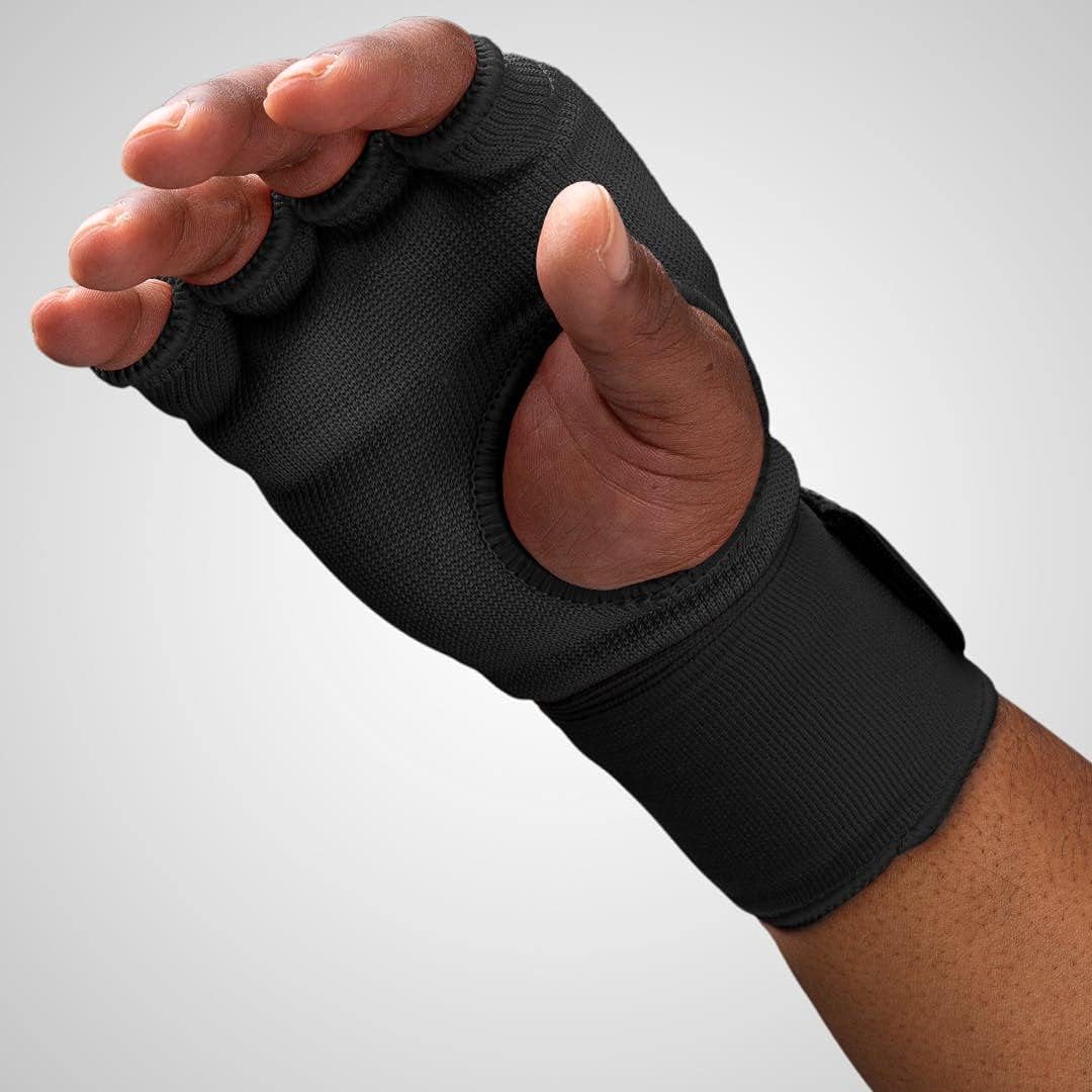 Quick Gel Hand Wrap Boxing Gloves | Slip-On Design, Padded Knuckle Protection, Hook and Loop Closure, Muay Thai