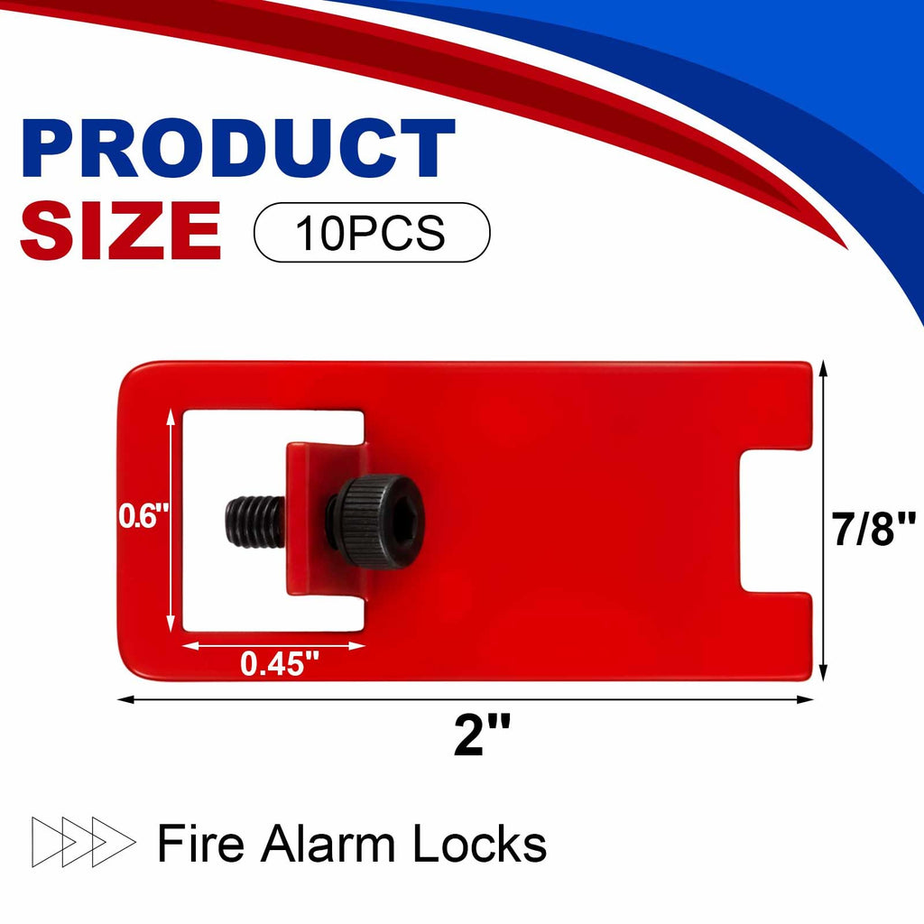 10 Sets Fire Alarm Breaker Locks Circuit Breaker Lockout Kit