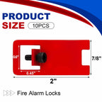 10 Sets Fire Alarm Breaker Locks Circuit Breaker Lockout Kit