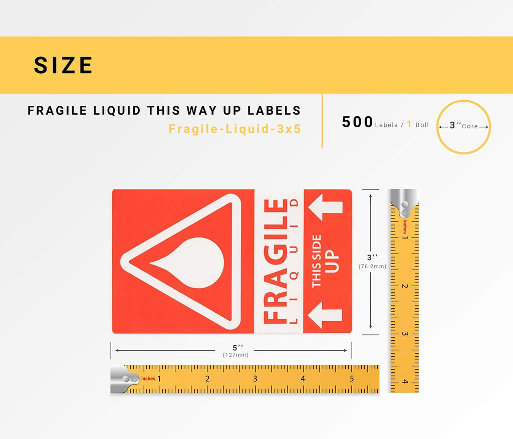 Fragile Liquid - This Side Up (3" x 5")