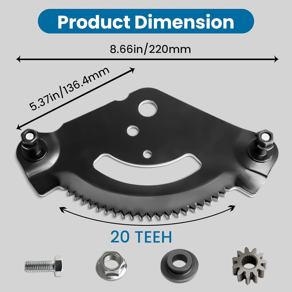 717-1550 Steering Gear Pinion Gear Compatible with MTD Bo lens Cub-Cad et LTX1045 LT1050 Lawn Mower, Steering Sector